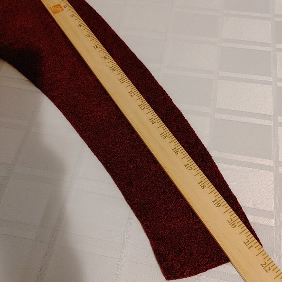 (3/$20) Vintage Margaret Winters Women's Cowl Neck Sweater Burgundy Size XS - Picture 8 of 12